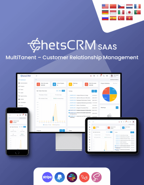 ChetsCRM SAAS MultiTanent - Customer Relationship Management
