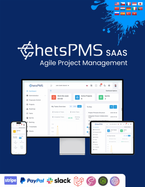 ChetsPMS SAAS MultiTanent - Agile Project Management