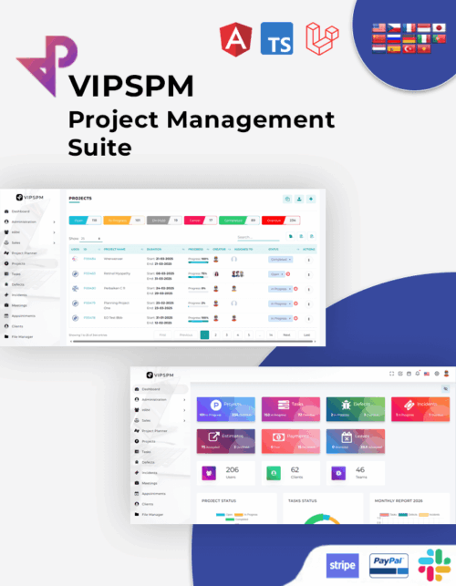 VipsPM - Project Management Suite